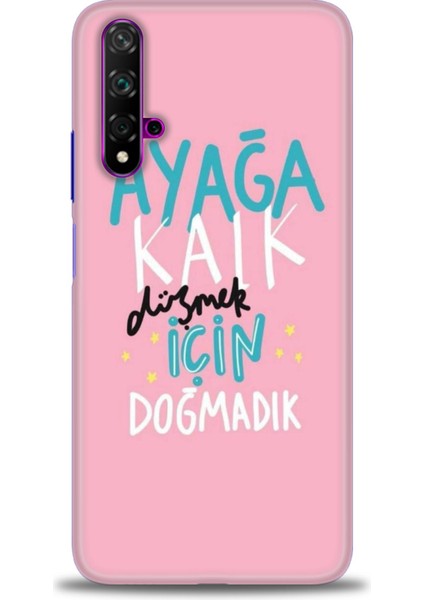 Huawei Nova 5t Kılıf Hd Baskılı Kılıf + Seramik Tam Kaplayan Ekran Koruyucu 161
