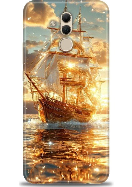 Huawei Mate 20 Lite Kılıf Hd Baskılı Kılıf + Seramik Tam Kaplayan Ekran Koruyucu 234