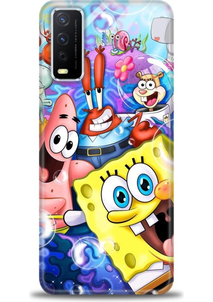 Vivo Y11S Kılıf Hd Baskılı Kılıf + Seramik Tam Kaplayan Ekran Koruyucu 455