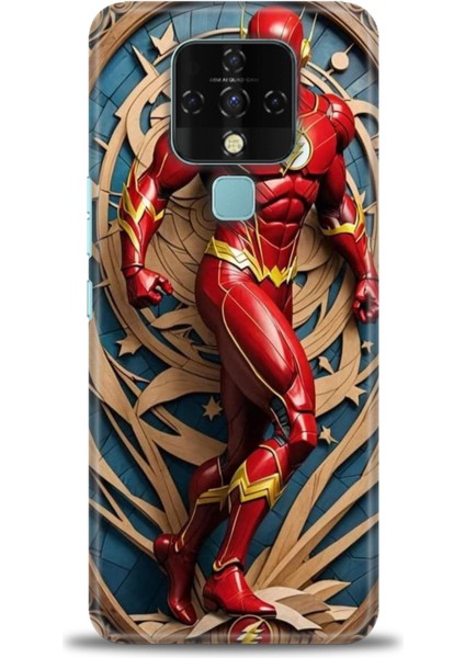 Tecno Camon 16 Kılıf Hd Baskılı Kılıf + Seramik Tam Kaplayan Ekran Koruyucu 92