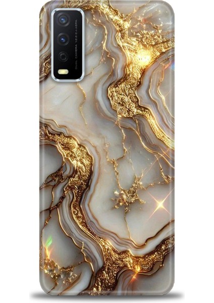 Vivo Y11S Kılıf Hd Baskılı Kılıf + Seramik Tam Kaplayan Ekran Koruyucu 313