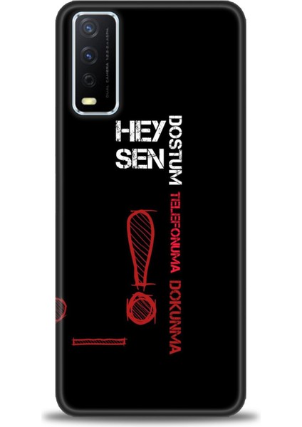 Vivo Y11S Kılıf Hd Baskılı Kılıf + Seramik Tam Kaplayan Ekran Koruyucu 392