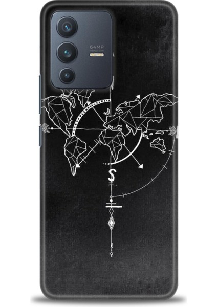 Vivo V23 5g Kılıf Hd Baskılı Kılıf + Seramik Tam Kaplayan Ekran Koruyucu 87