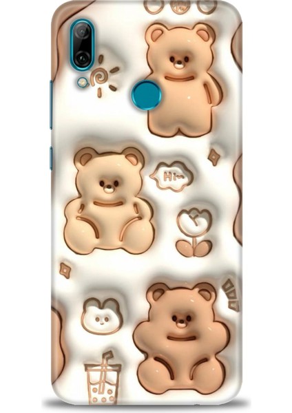 Huawei P Smart 2019 Kılıf Hd Baskılı Kılıf + Seramik Tam Kaplayan Ekran Koruyucu 115