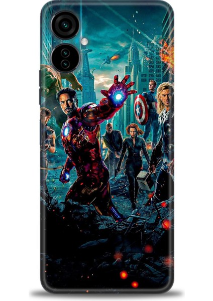 Tecno Camon 19 Neo Kılıf Hd Baskılı Kılıf + Seramik Tam Kaplayan Ekran Koruyucu 100