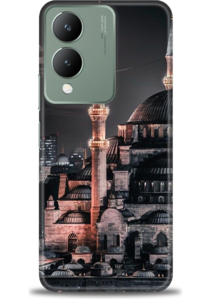 Vivo Y17S Kılıf Hd Baskılı Kılıf + Seramik Tam Kaplayan Ekran Koruyucu 230