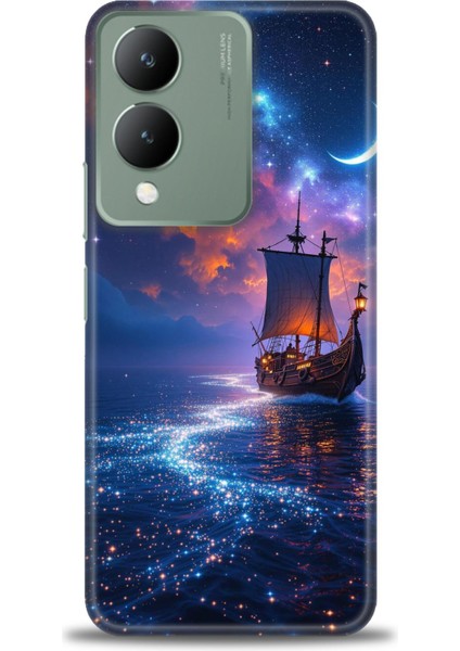 Vivo Y17S Kılıf Hd Baskılı Kılıf + Seramik Tam Kaplayan Ekran Koruyucu 235