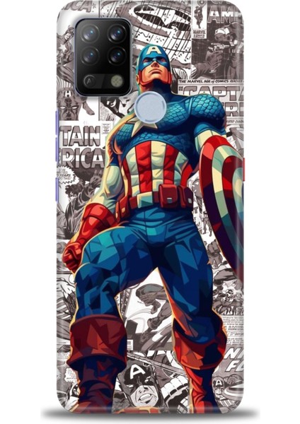 Tecno Pova Kılıf Hd Baskılı Kılıf + Seramik Tam Kaplayan Ekran Koruyucu 91