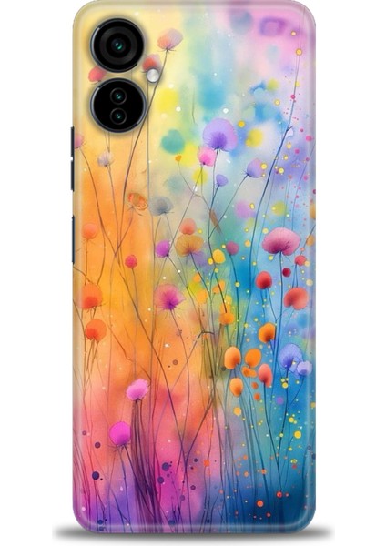 Tecno Camon 19 Neo Kılıf Hd Baskılı Kılıf + Seramik Tam Kaplayan Ekran Koruyucu 413