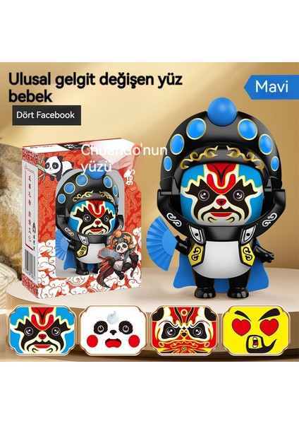 Panda Sichuan Operası Yüz Bebek Değişebilir (Yurt Dışından)