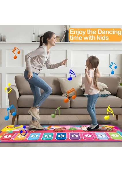 Çocuklar Için Müzik Piyano Battaniyesi Interaktif Oyuncaklar, Altı Hayvan (Yurt Dışından)