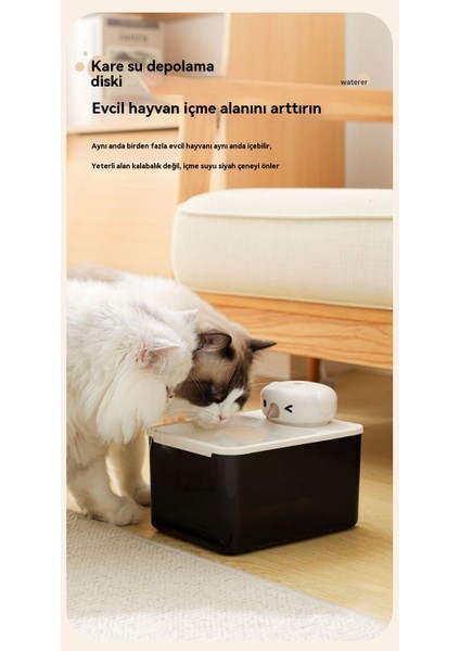 Pet Akıllı Indüksiyon Otomatik Dolaşım Filtresi Canlı Su Dağıtıcısı (Yurt Dışından) fırsatları