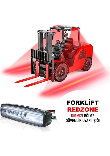 Forklift Redzone Kırmızı Bölge Güvenlik Işığı 10-80V RY463280