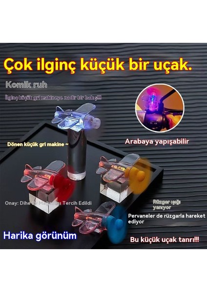 Çocuk Rüzgar Parlayan Eğitici Oyuncak Araba Küçük Uçak (Yurt Dışından)