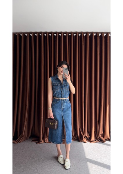 Denim Elbise