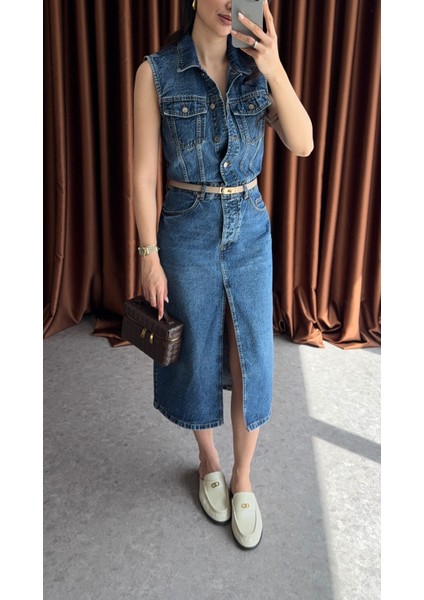 Denim Elbise modelleri