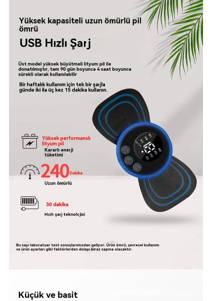 Yıkanabilir Masaj Bandı Şarj Servikal Masaj Cihazı (Yurt Dışından)