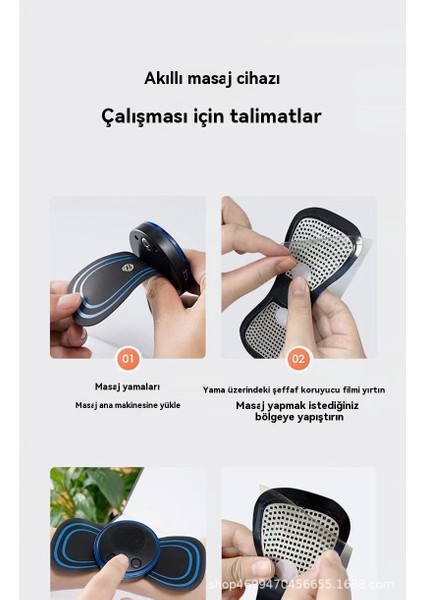 Yıkanabilir Masaj Bandı Şarj Servikal Masaj Cihazı (Yurt Dışından)