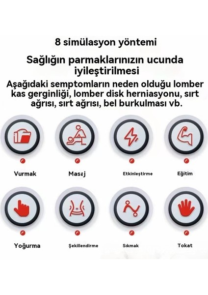 Yıkanabilir Masaj Bandı Şarj Servikal Masaj Cihazı (Yurt Dışından)