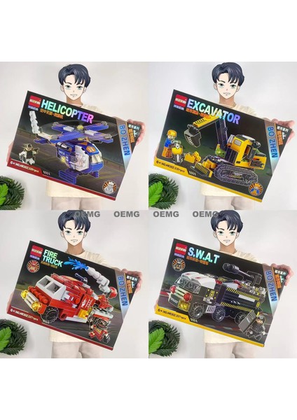 Yeni Çocuk Büyük Monte Yapı Taşları Küçük Parçacıklar Erkek Bulmaca Puzzle Oyuncaklar Büyük Hediye (Yurt Dışından)