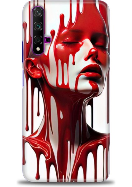 Huawei Nova 5t Kılıf Hd Baskılı Kılıf + Seramik Tam Kaplayan Ekran Koruyucu 150