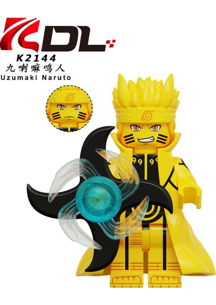 Naruto Yapı Taşları Minifigure Küçük Parçacık Takılabilir Bebek Oyuncak Çantası (Yurt Dışından)