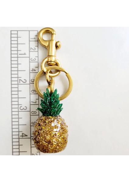 Yeni Gelen Reçine Sevimli Meyve Ananas Çanta Anahtarlık (Yurt Dışından) modelleri