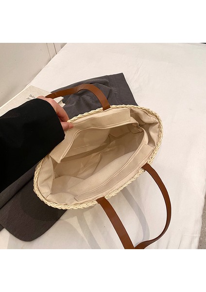 Mkjınmeı Kadın Yazlık Hasır Dokuma Çanta (Yurt Dışından) modelleri