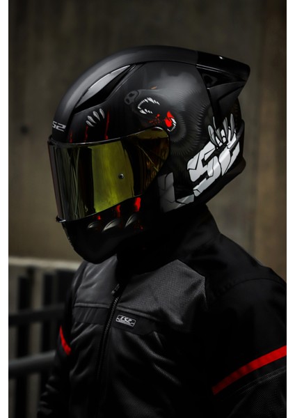 Rapıd 2 Clawn Mat Siyah-Gri-Kırmızı Kask