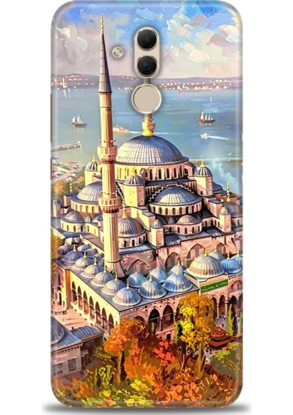 Huawei Mate 20 Lite Kılıf Hd Baskılı Kılıf + Seramik Tam Kaplayan Ekran Koruyucu 226