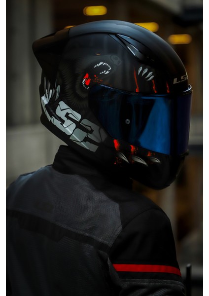 Rapıd 2 Clawn Mat Siyah-Gri-Kırmızı Kask modelleri