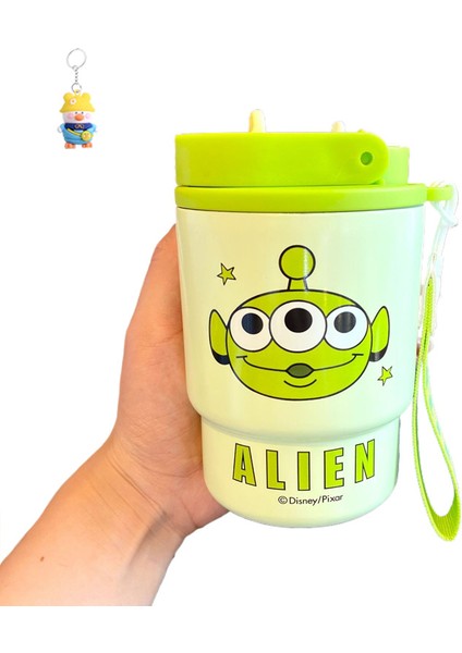 Sanrio Çilek Ayı Kahve Termos Fincan Kız Su Fincanı Paslanmaz Çelik Eşlik Fincan Buzz Lightyear (Yurt Dışından)