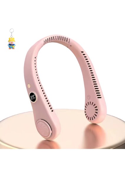 R8 Yaprakız Asılıboyun Fan USB Taşınabilir Mini Küçük Soğuk Ses Dışmekan Tembel Klima Küçük Fan (Yurt Dışından)