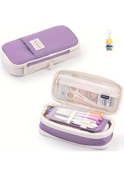 Büyük Kolay Kalem Kutusu, Geriçekilebilir Kırtasiye Kutusu, Leke Dayanıklı Kalem Kutusu, Ilkokul ve Ortaokulöğrencileri Için Saklama Kutusu, Renk (Yurt Dışından)