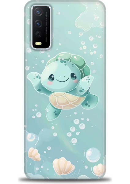 Vivo Y11S Kılıf Hd Baskılı Kılıf + Seramik Tam Kaplayan Ekran Koruyucu 310
