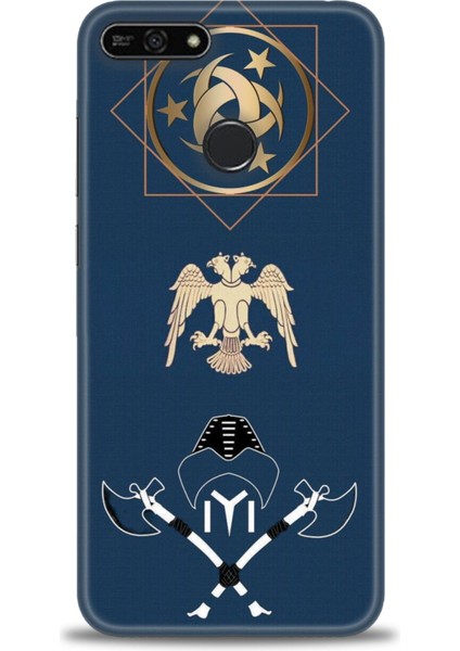 Huawei Honor 7A Kılıf Hd Baskılı Kılıf + Seramik Tam Kaplayan Ekran Koruyucu 463