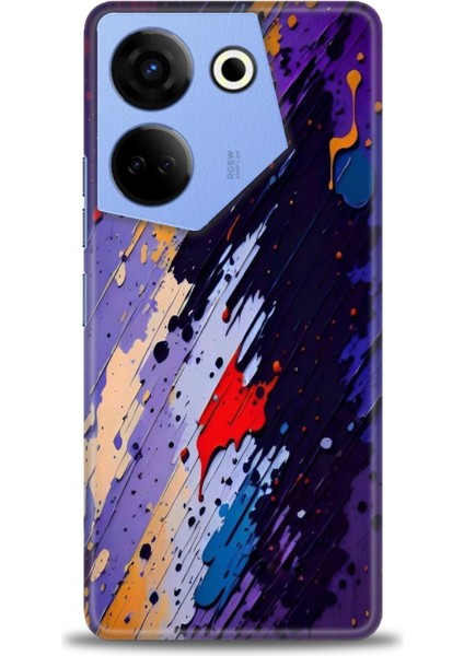 Tecno Camon 20 Pro 5g Kılıf Hd Baskılı Kılıf + Seramik Tam Kaplayan Ekran Koruyucu 436