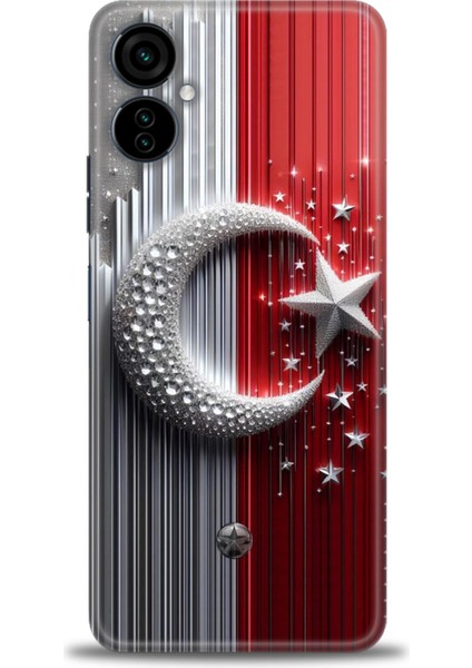 Tecno Camon 19 Neo Kılıf Hd Baskılı Kılıf + Seramik Tam Kaplayan Ekran Koruyucu 40