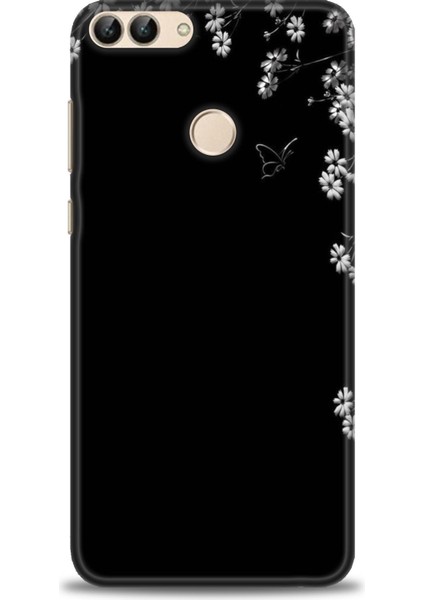 Huawei P Smart Kılıf Hd Baskılı Kılıf + Seramik Tam Kaplayan Ekran Koruyucu 140