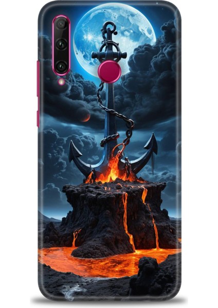 Huawei Honor 20 Lite Kılıf Hd Baskılı Kılıf + Seramik Tam Kaplayan Ekran Koruyucu 240