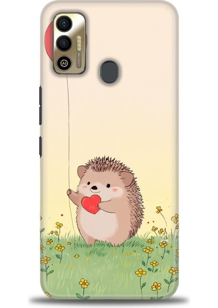 Tecno Spark 7t Kılıf Hd Baskılı Kılıf + Seramik Tam Kaplayan Ekran Koruyucu 305