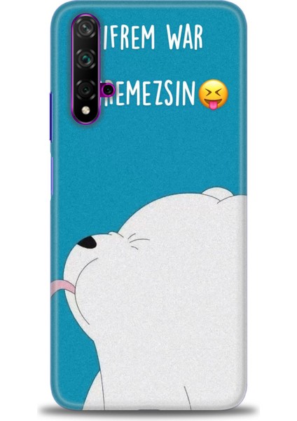 Huawei Nova 5t Kılıf Hd Baskılı Kılıf + Seramik Tam Kaplayan Ekran Koruyucu 152