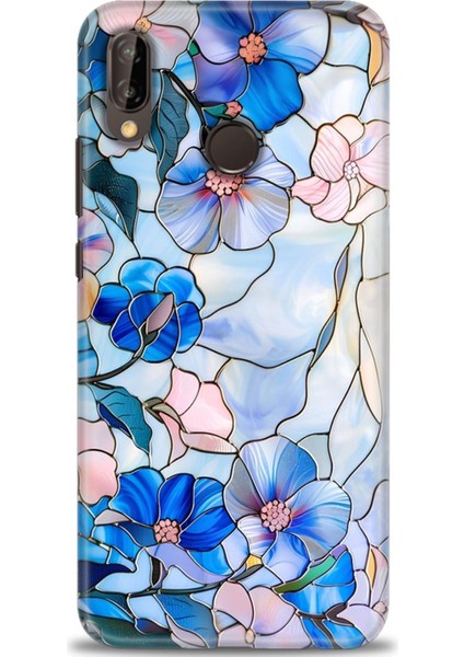 Huawei P20 Lite Kılıf Hd Baskılı Kılıf + Seramik Tam Kaplayan Ekran Koruyucu 337