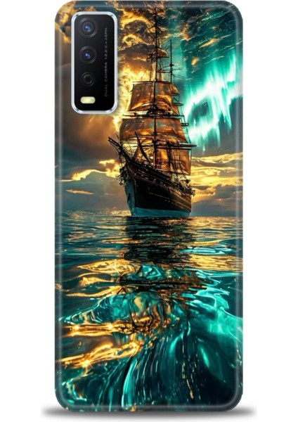 Vivo Y11S Kılıf Hd Baskılı Kılıf + Seramik Tam Kaplayan Ekran Koruyucu 237