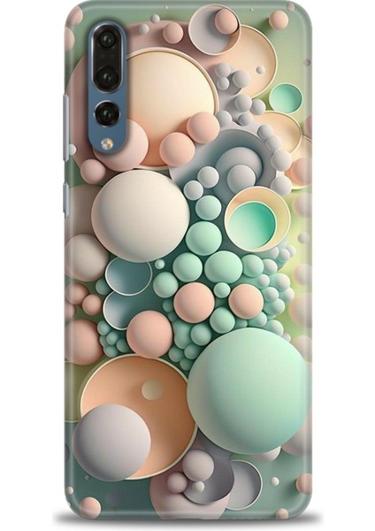 Huawei P20 Pro Kılıf Hd Baskılı Kılıf + Seramik Tam Kaplayan Ekran Koruyucu 347