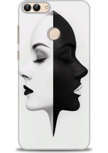 Huawei P Smart Kılıf Hd Baskılı Kılıf + Seramik Tam Kaplayan Ekran Koruyucu 141