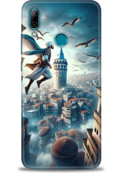 Huawei P Smart 2019 Kılıf Hd Baskılı Kılıf + Seramik Tam Kaplayan Ekran Koruyucu 224