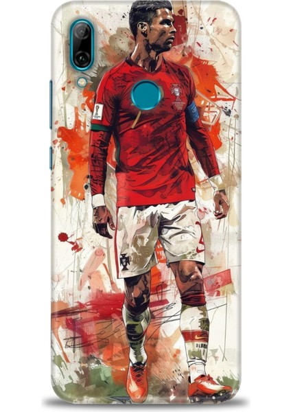 Huawei P Smart 2019 Kılıf Hd Baskılı Kılıf + Seramik Tam Kaplayan Ekran Koruyucu 2