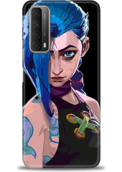 Huawei P Smart 2021 Kılıf Hd Baskılı Kılıf + Seramik Tam Kaplayan Ekran Koruyucu 271