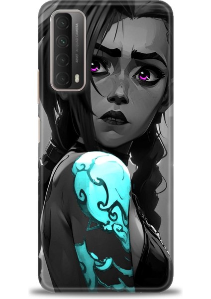 Huawei P Smart 2021 Kılıf Hd Baskılı Kılıf + Seramik Tam Kaplayan Ekran Koruyucu 279